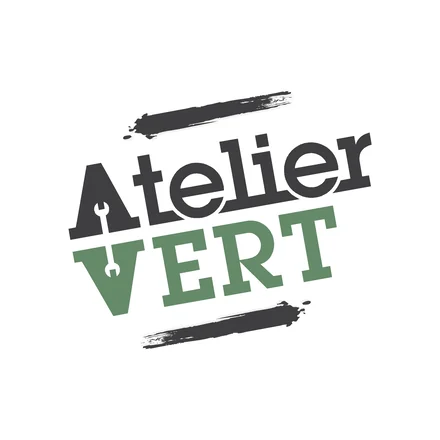 Logo Atelier Vert sur fond carré